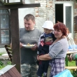 Farm��ka ze synem a vnukem